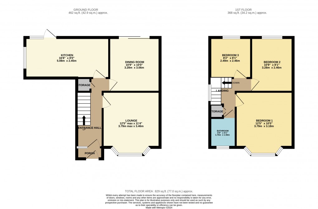 Floorplan for Luton, Bedfordshire