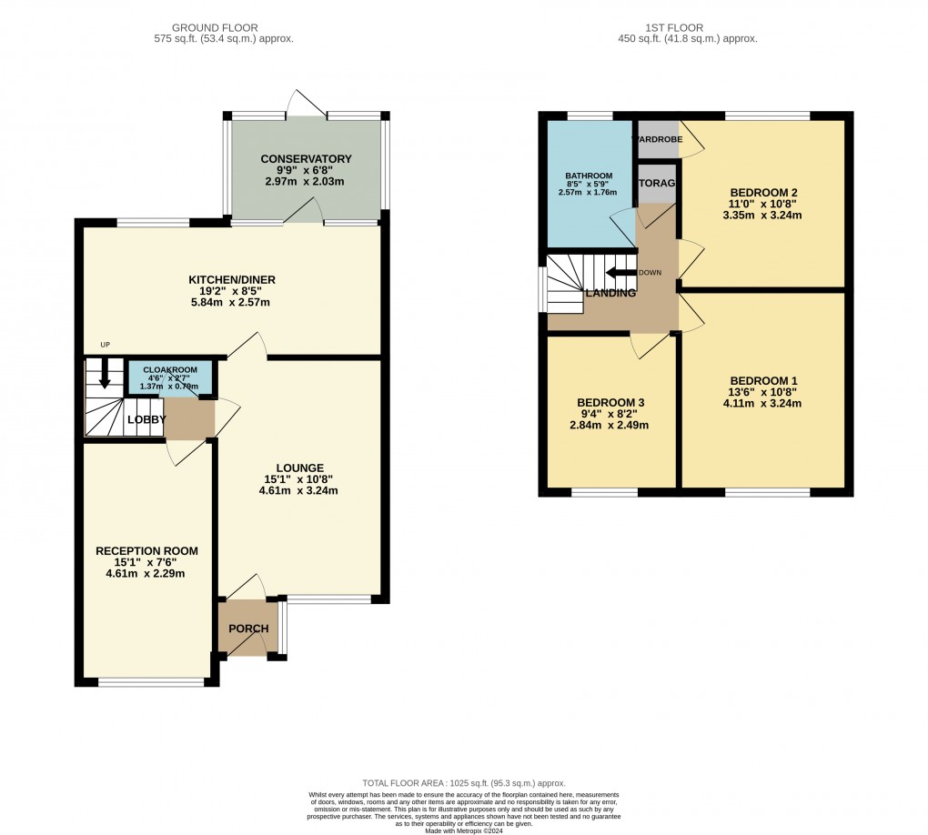 Floorplan for Luton, Bedfordshire