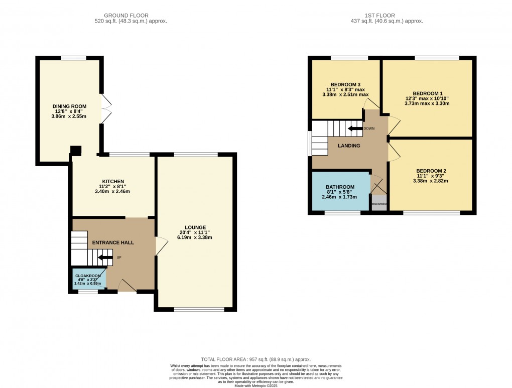 Floorplan for Luton, Bedfordshire