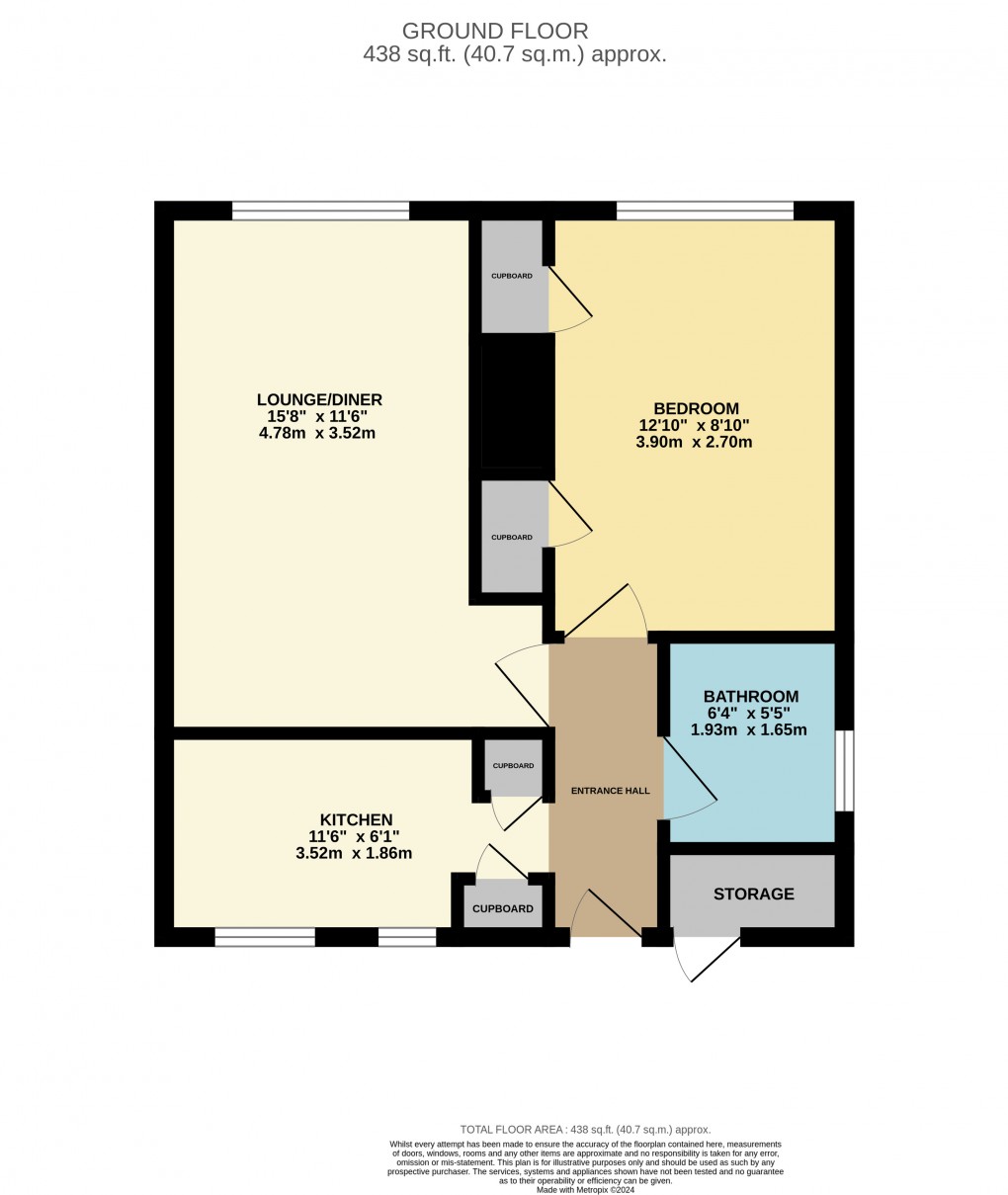 Floorplan for Houghton Regis, Dunstable, Bedfordshire