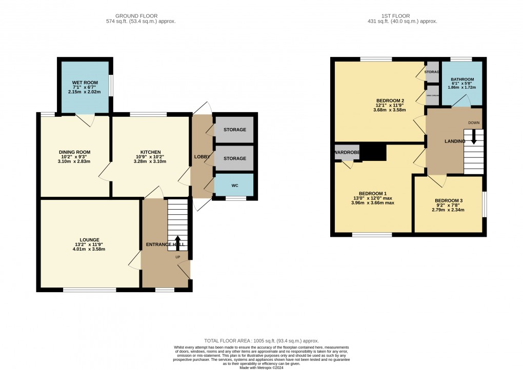 Floorplan for Luton, Bedfordshire