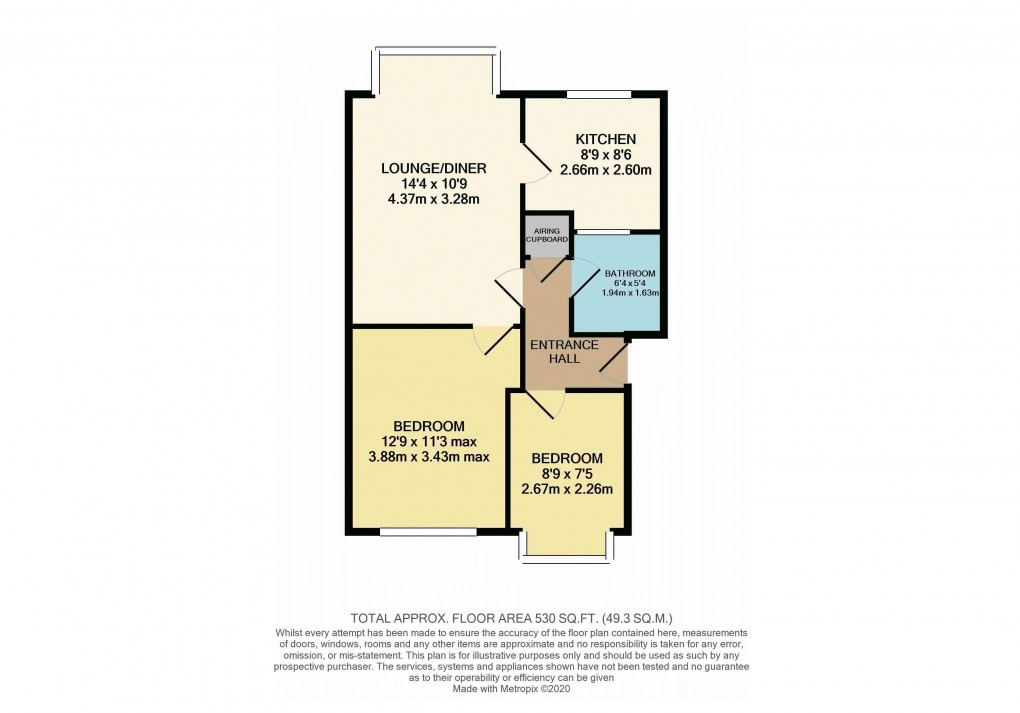 Floorplan for Luton, Bedfordshire