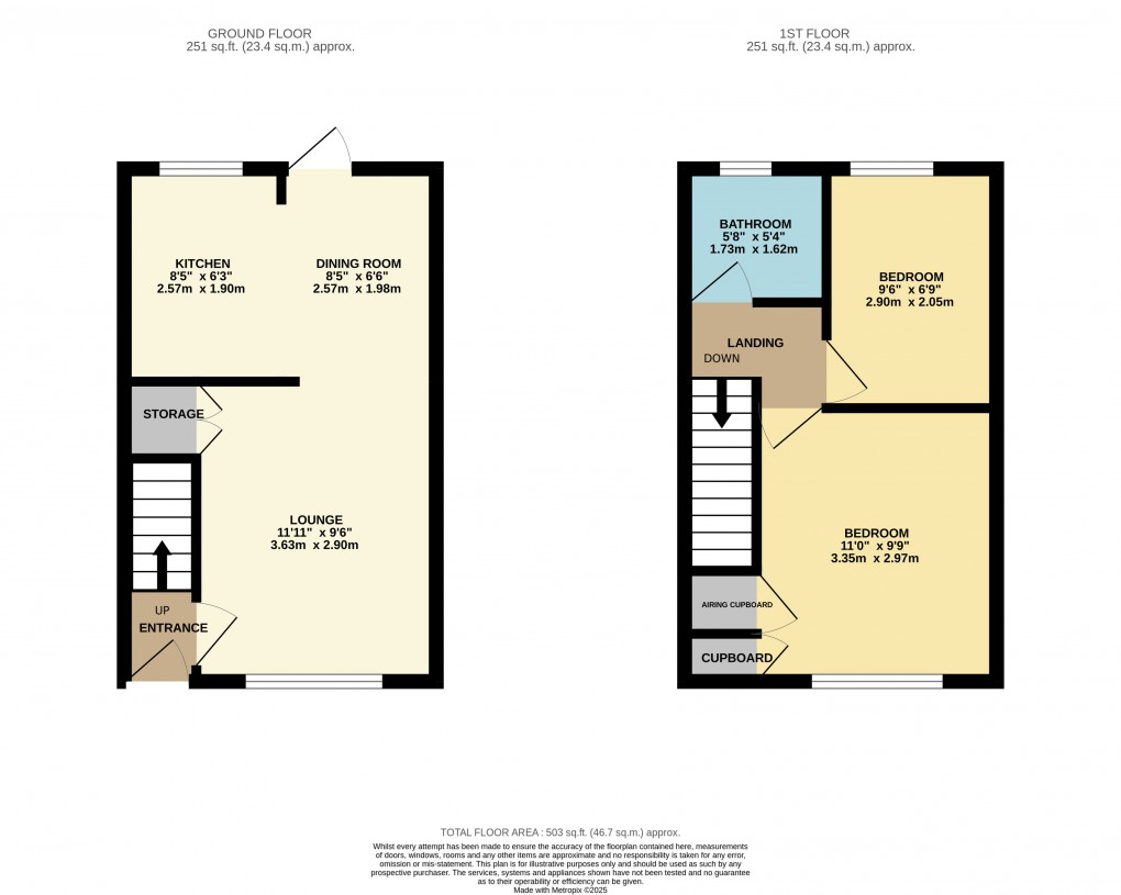 Floorplan for Houghton Regis, Dunstable, Bedfordshire