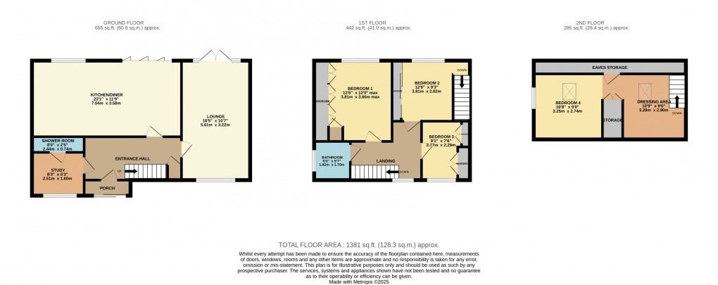 Floorplan for Luton, Bedfordshire