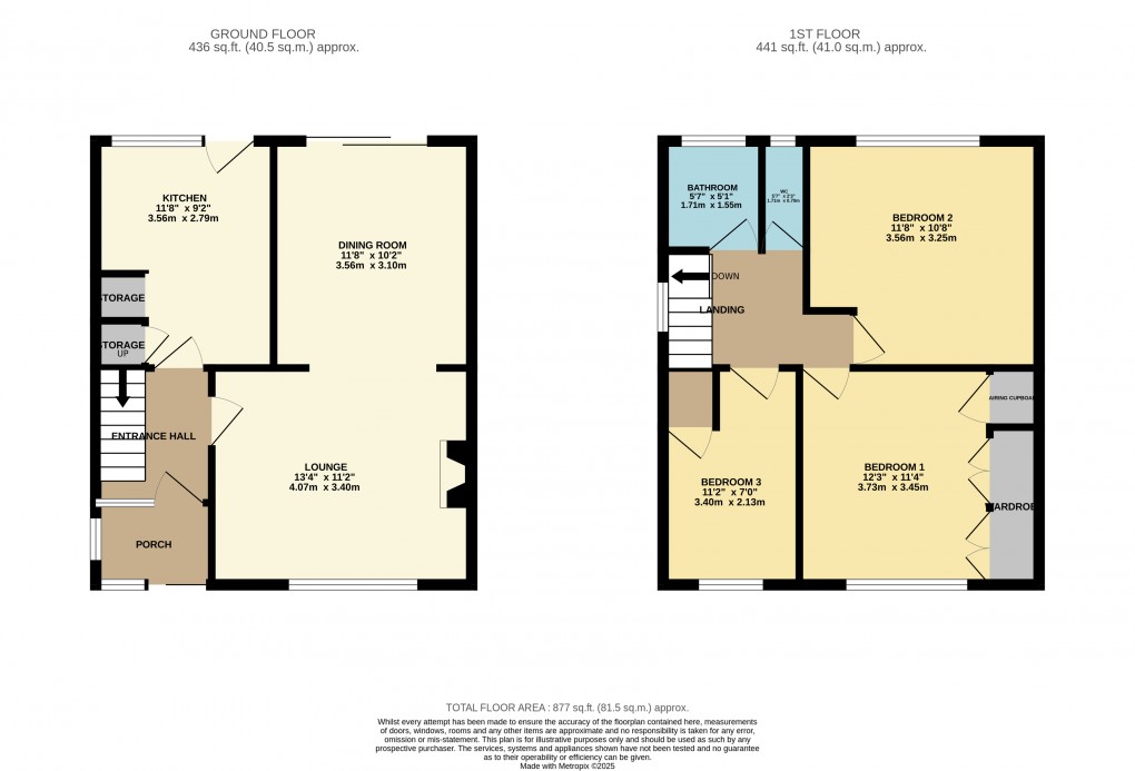 Floorplan for Luton, Bedfordshire