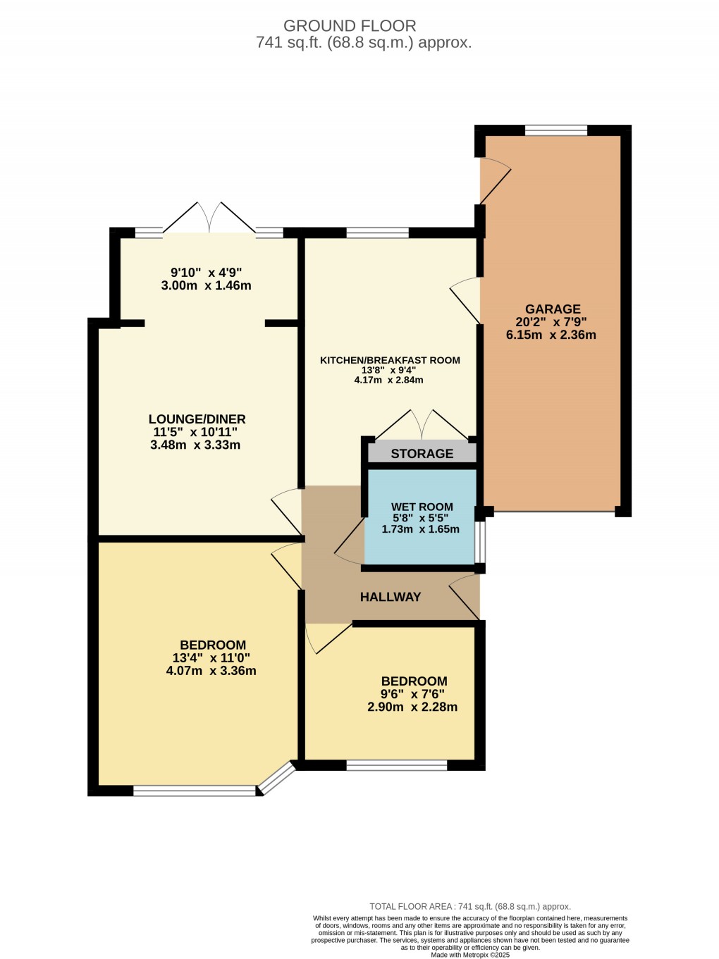 Floorplan for Luton, Bedfordshire