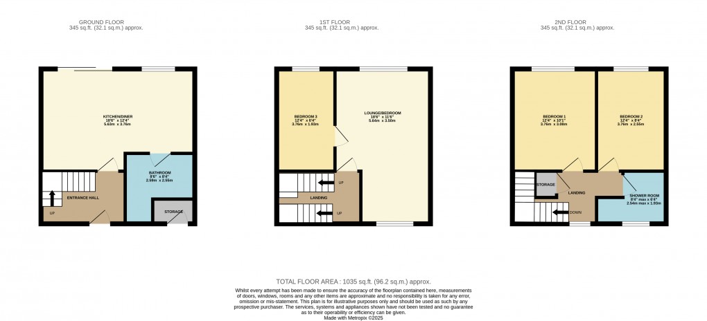 Floorplan for Luton, Bedfordshire