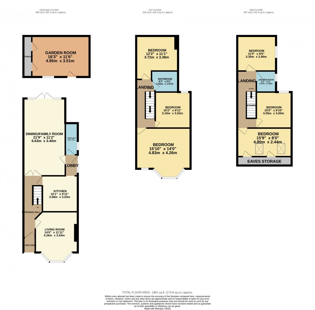 Floorplan for Luton, Bedfordshire