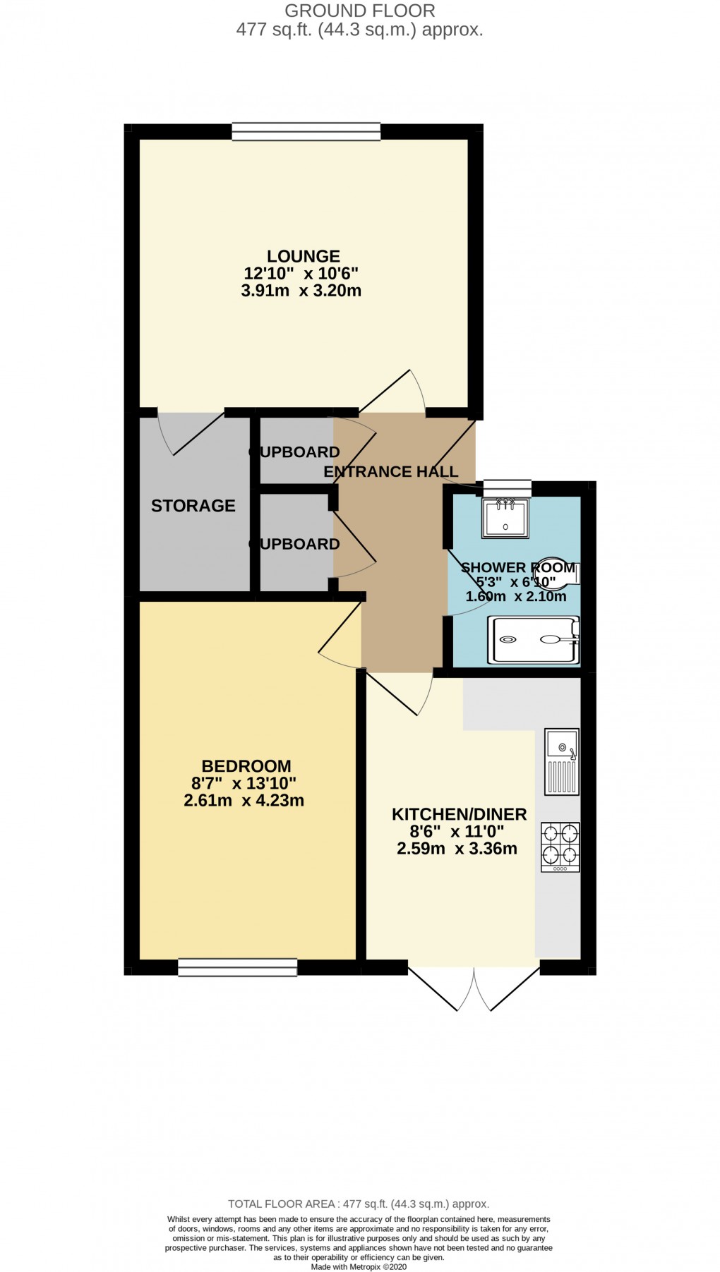 Floorplan for Stantonbury, Buckinghamshire