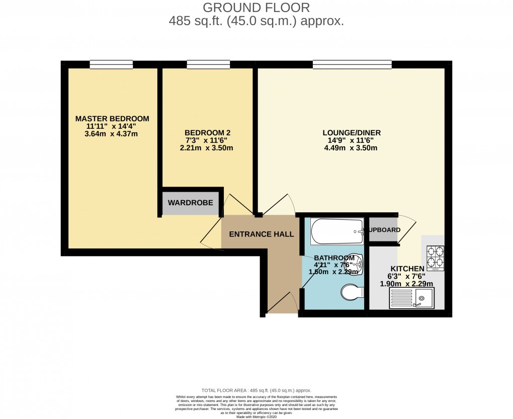 Floorplan for Central Milton Keynes, Milton Keynes, Bucks