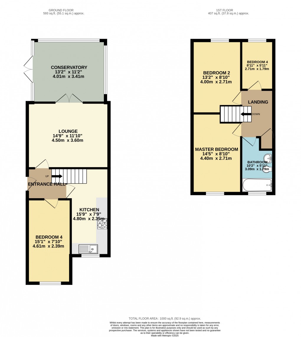 Floorplan for Bradville, Milton Keynes, Bucks