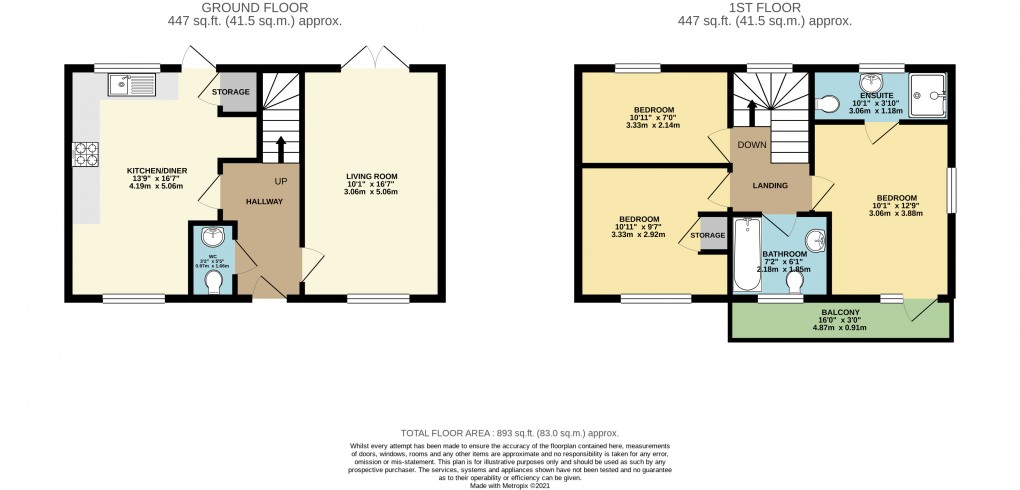 Floorplan for Broughton, Milton Keynes, Bucks