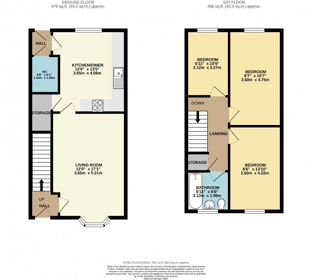 Floorplan for Wolverton, Milton Keynes