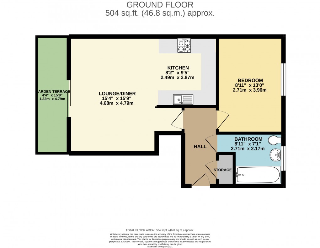 Floorplan for Broughton, Milton Keynes, Buckinghamshire