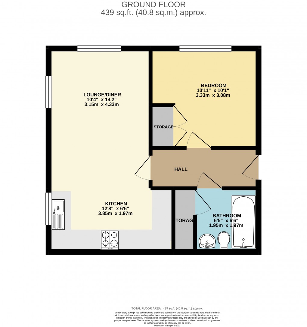 Floorplan for Broughton, Milton Keynes, Buckinghamshire