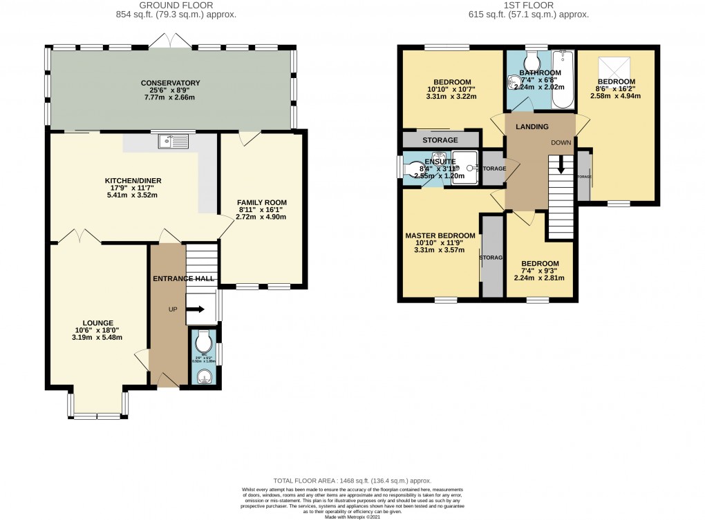 Floorplan for Westcroft, Milton Keynes