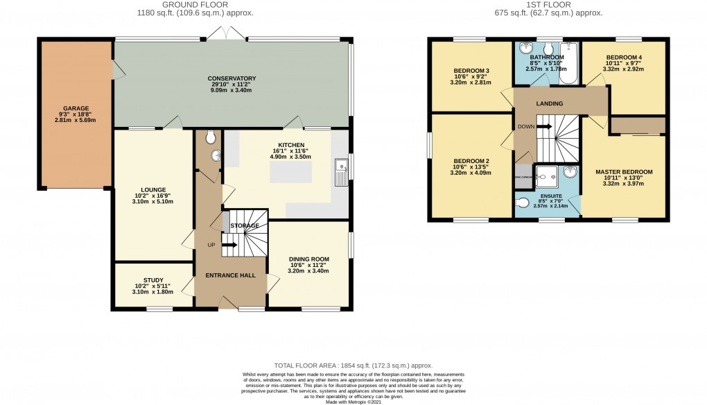 Floorplan for Broughton, Milton Keynes