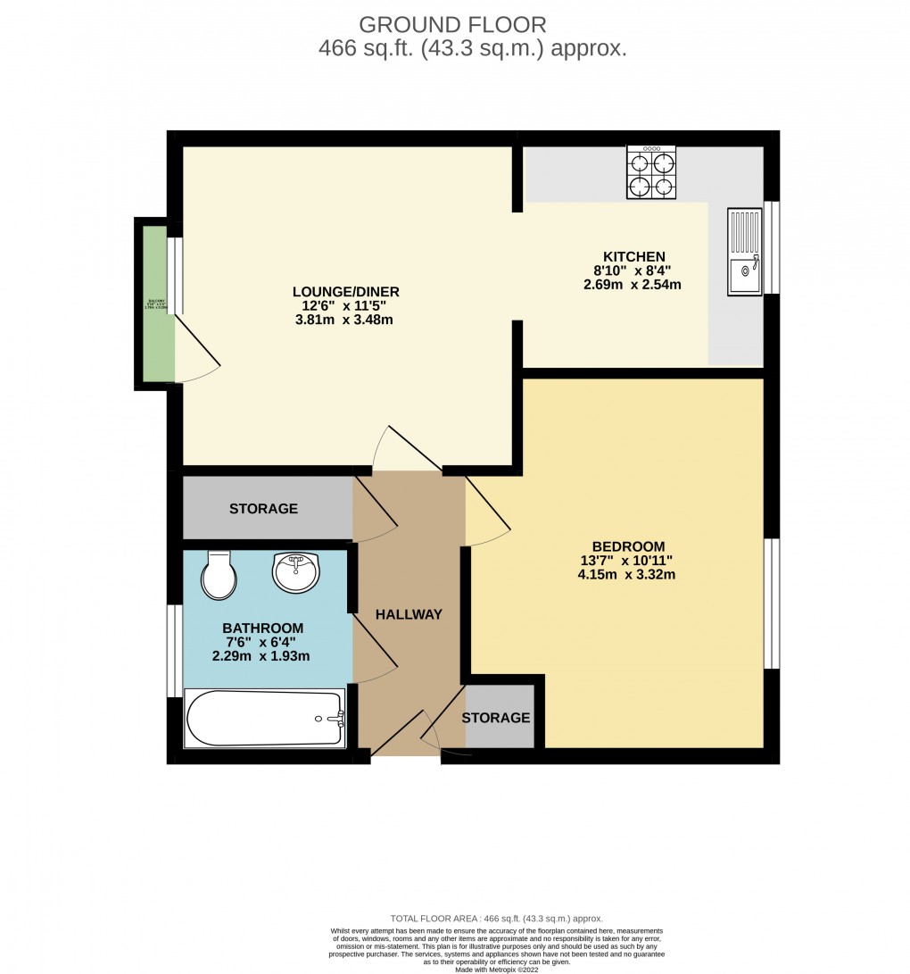 Floorplan for Fairfields, Milton Keynes, Buckinghamshire