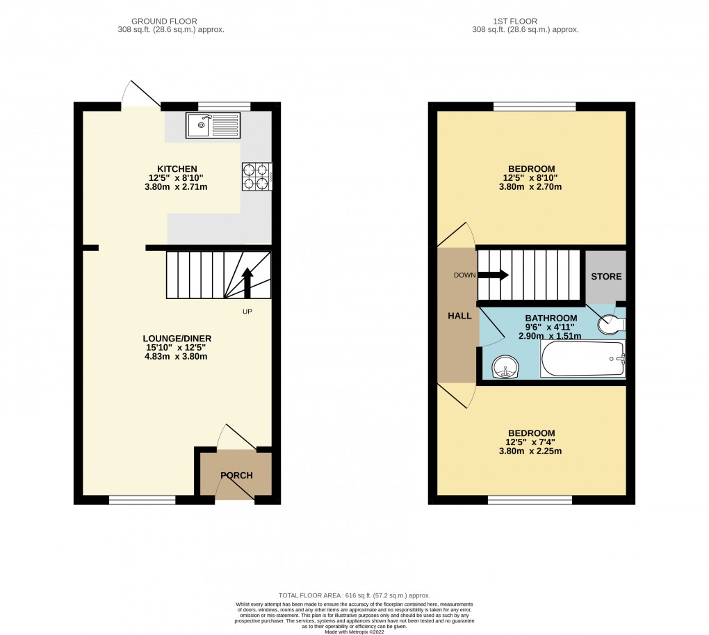 Floorplan for Furzton, Milton Keynes, Buckinghamshire