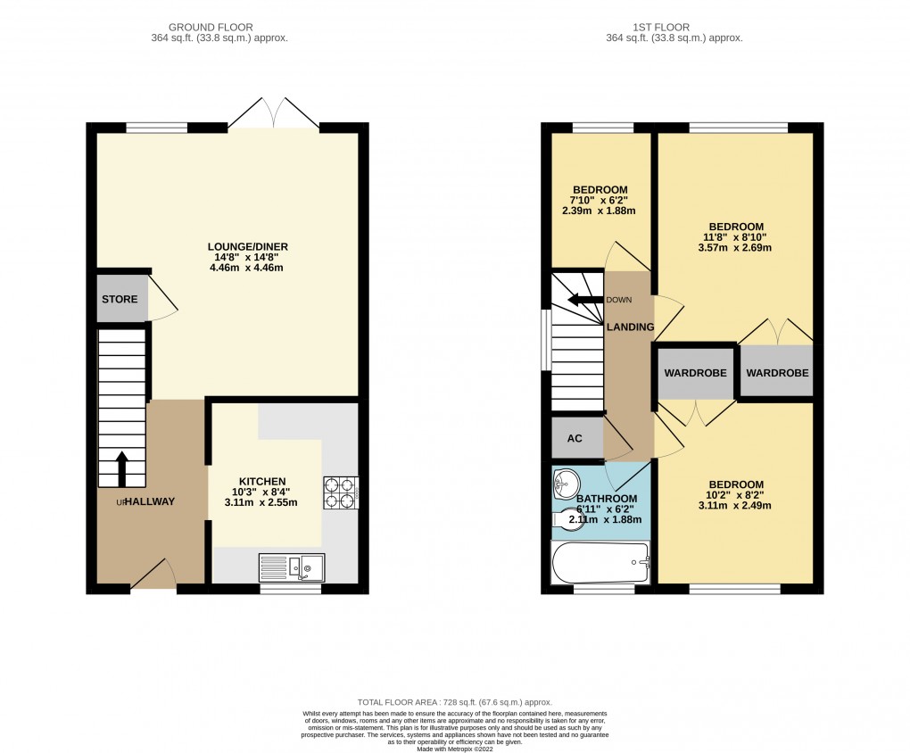 Floorplan for Kents Hill, Milton Keynes, Buckinghamshire