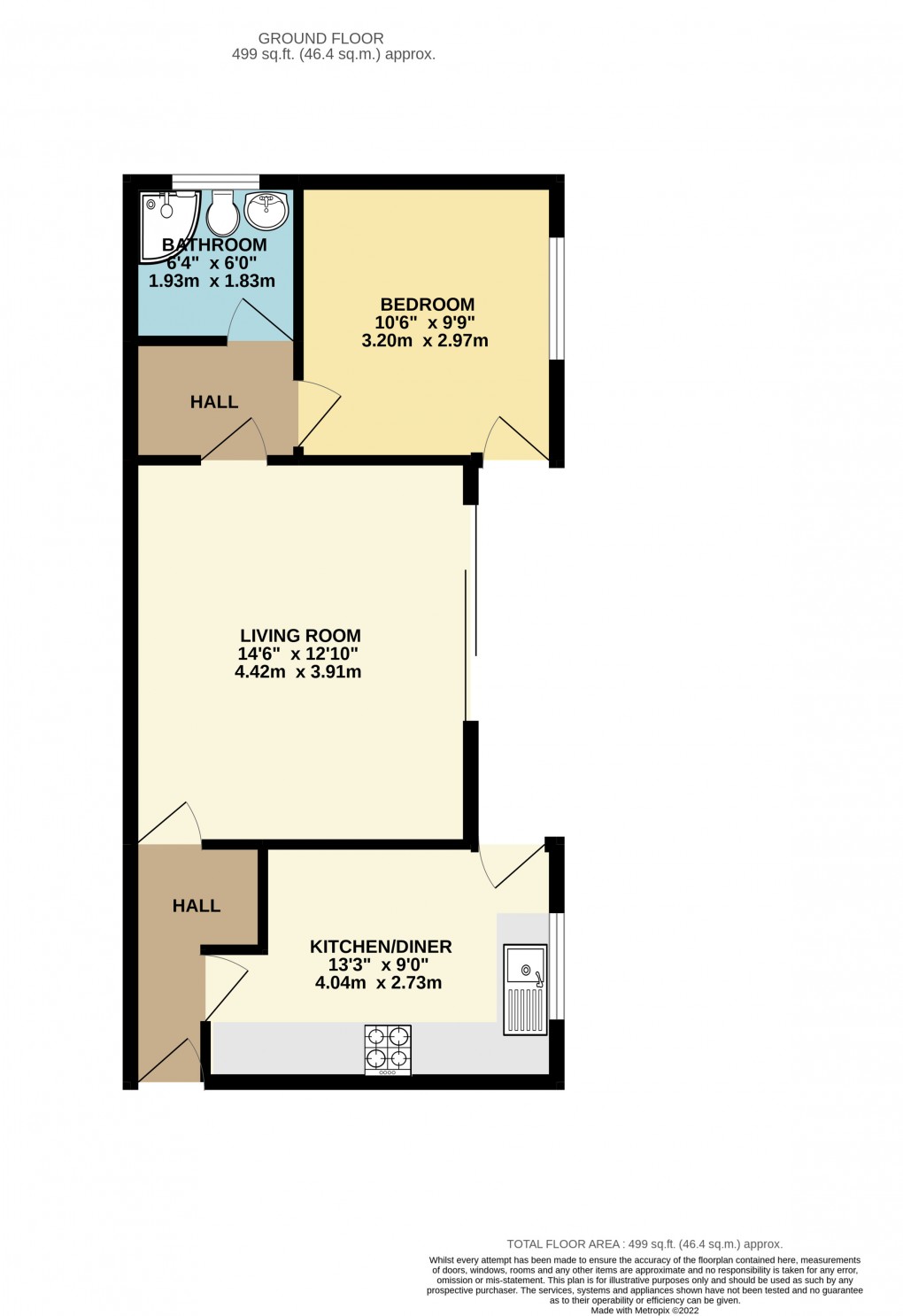 Floorplan for Loughton, Milton Keynes, Buckinghamshire