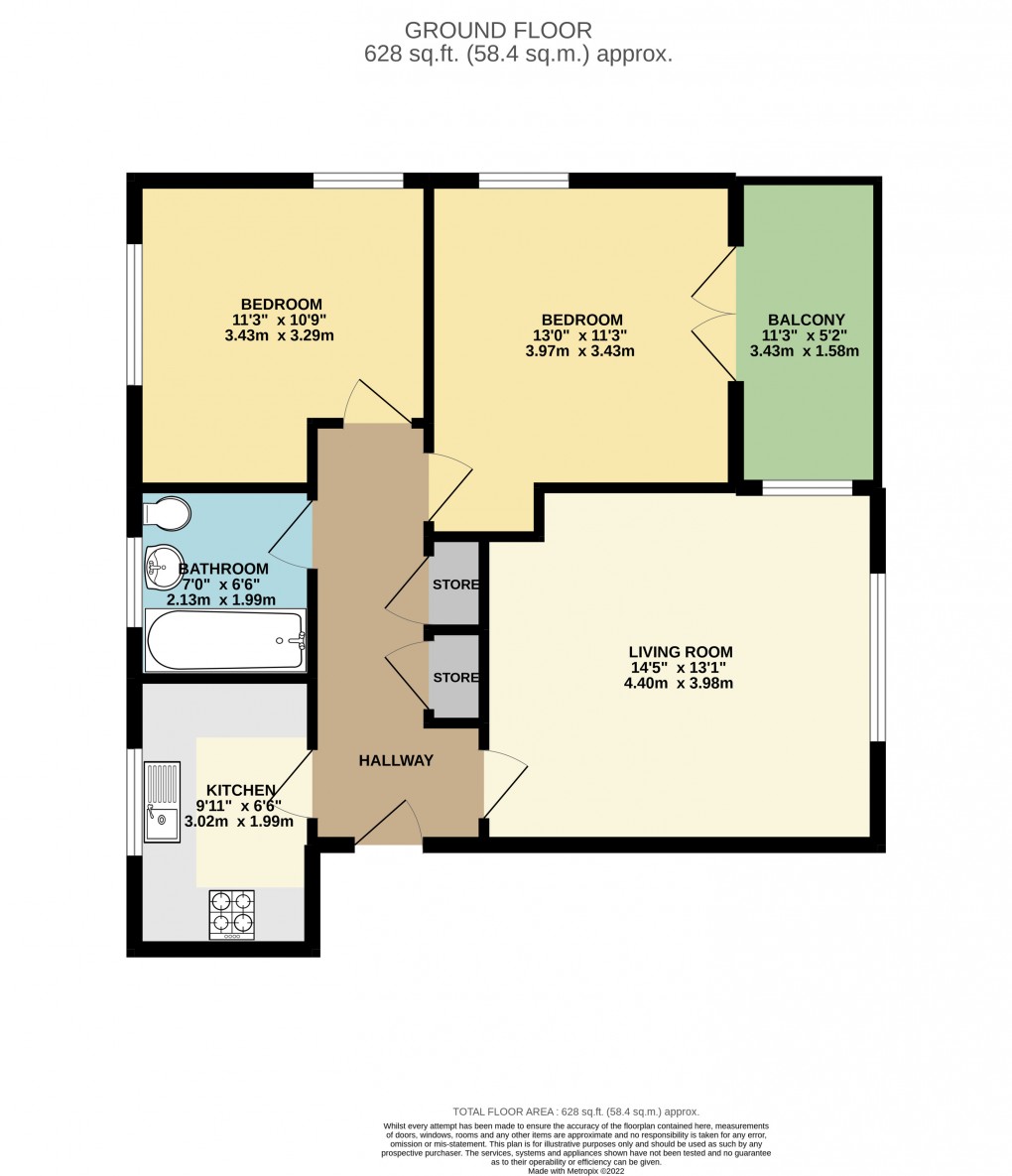 Floorplan for Brooklands, Milton Keynes, Buckinghamshire