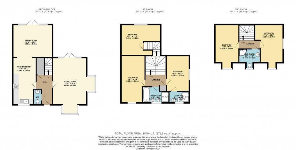 Floorplan for Whitehouse, Milton Keynes, Buckinghamshire