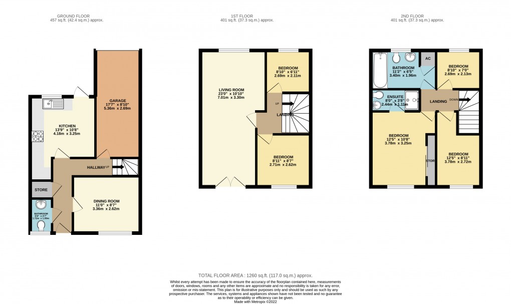 Floorplan for Kingsmead, Milton Keynes, Buckinghamshire