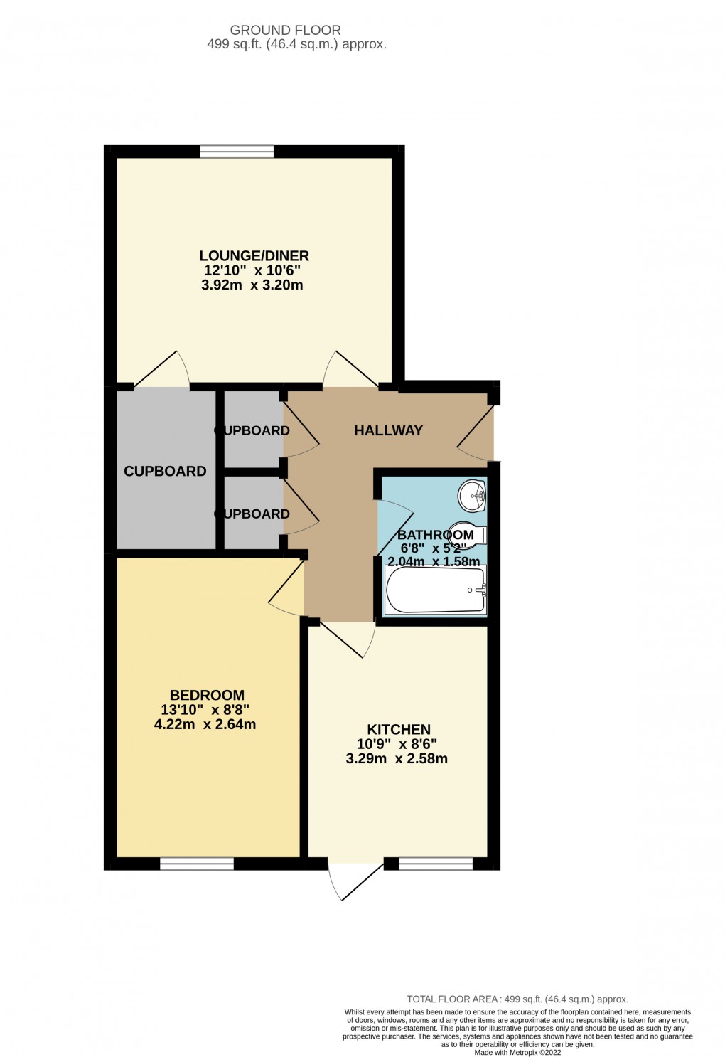 Floorplan for Stantonbury, Milton Keynes, Buckinghamshire