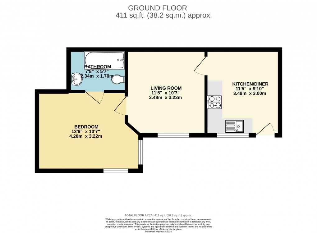 Floorplan for Wolverton, Milton Keynes