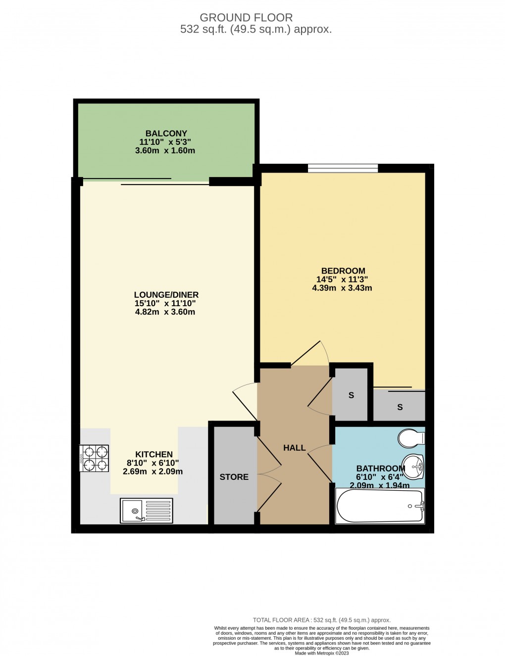 Floorplan for Union Court, Campbell Park, Milton Keynes