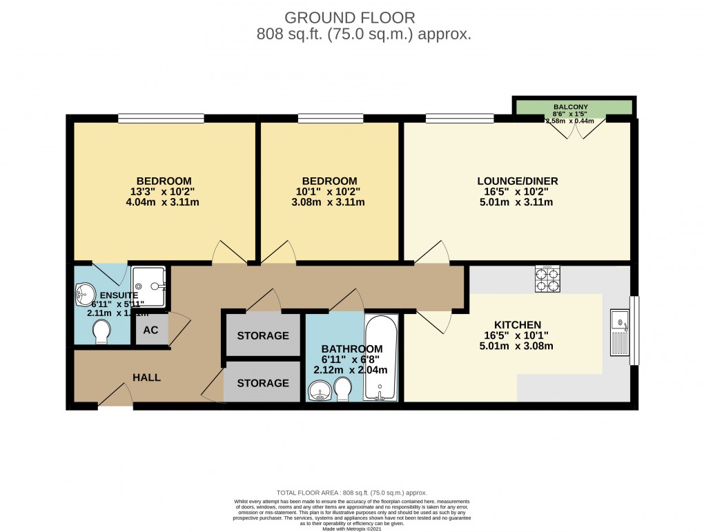 Floorplan for Oakhill, Milton Keynes, Buckinghamshire