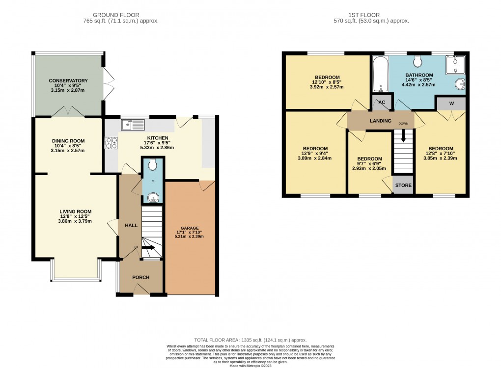 Floorplan for Heelands, Milton Keynes, Buckinghamshire