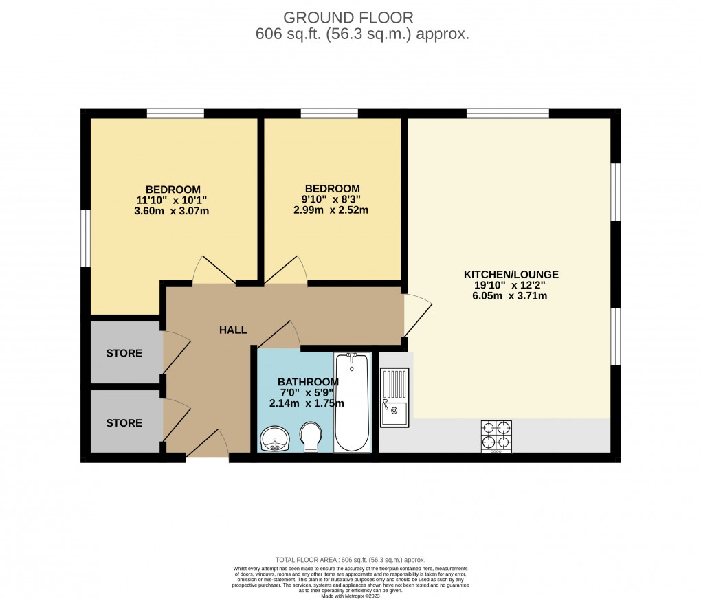 Floorplan for Brooklands, Milton Keynes, Buckinghamshire