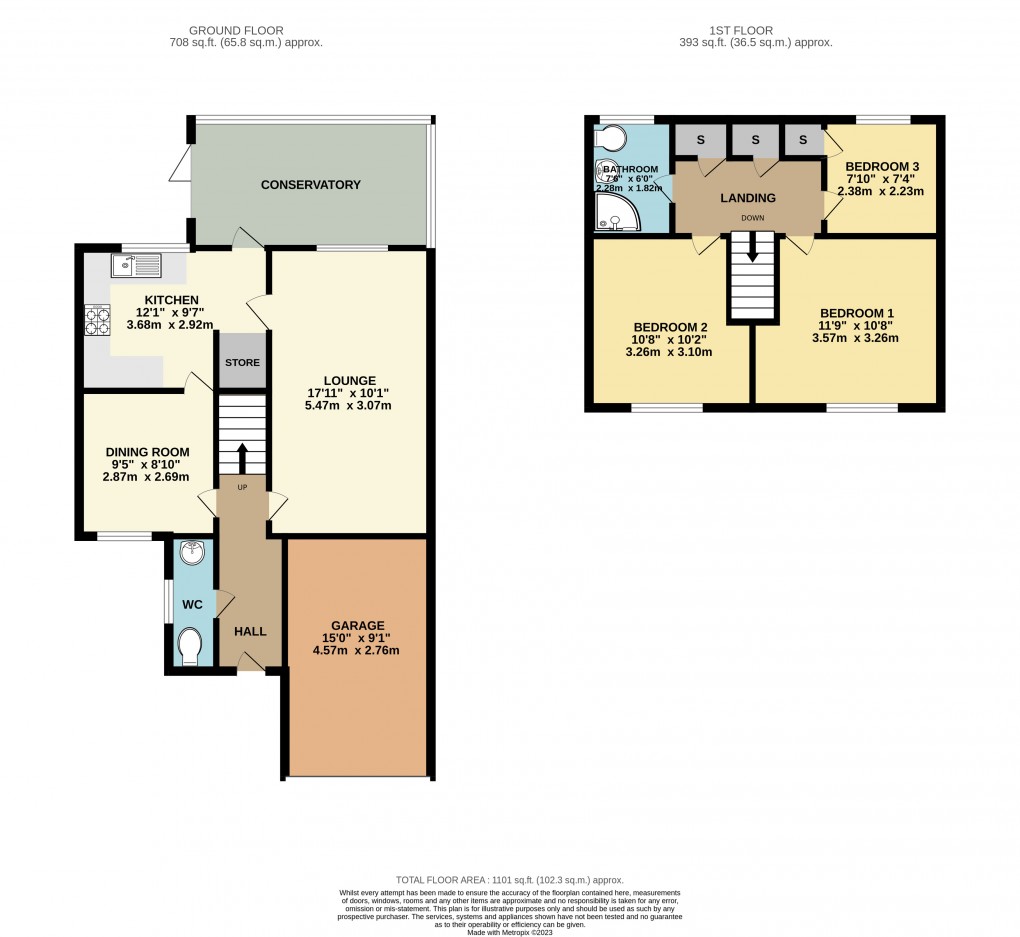 Floorplan for Two Mile Ash, Milton Keynes, Buckinghamshire