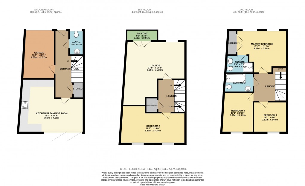 Floorplan for Ashland, Milton Keynes, Buckinghamshire