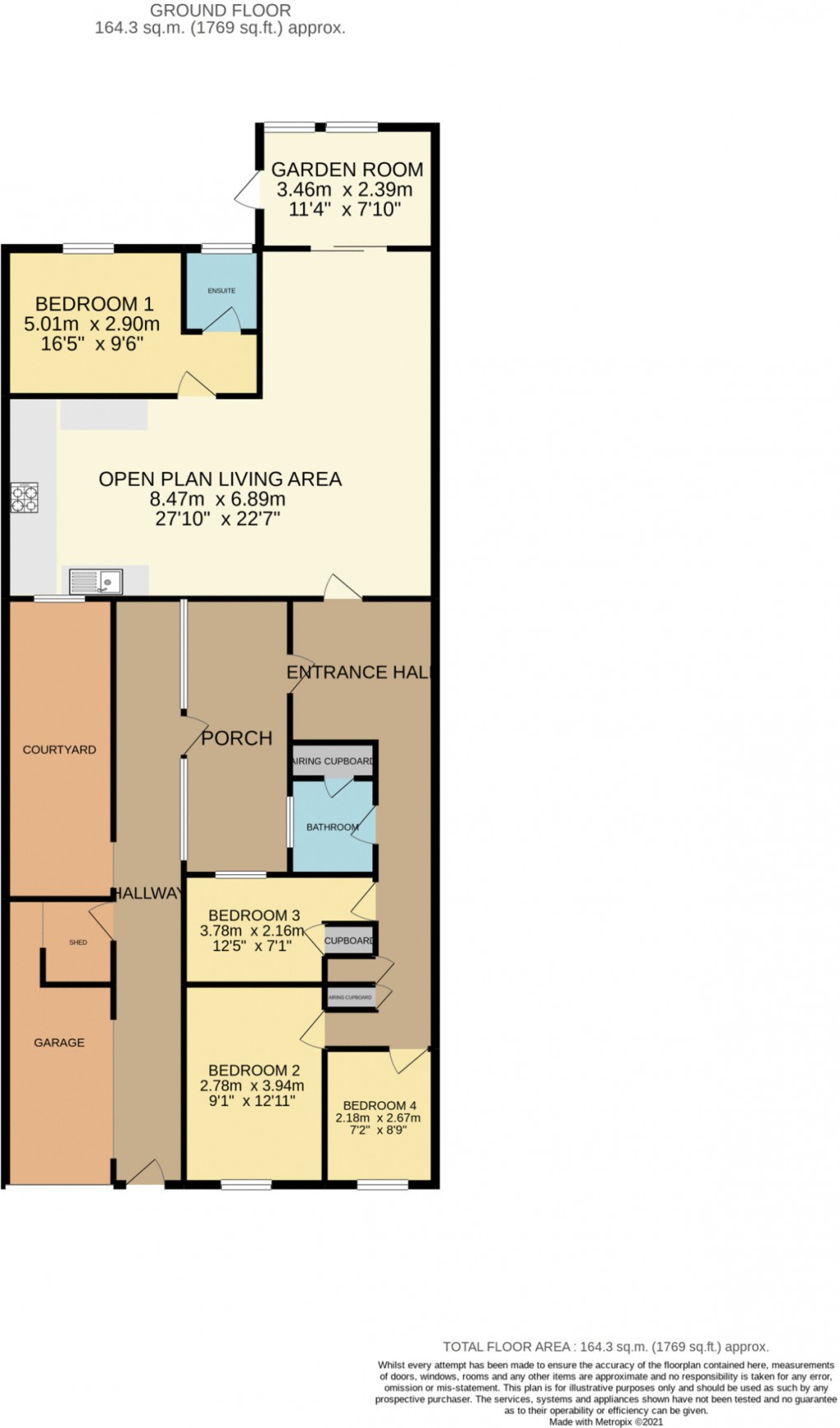 Floorplan for Beanhill, Milton Keynes, Buckinghamshire