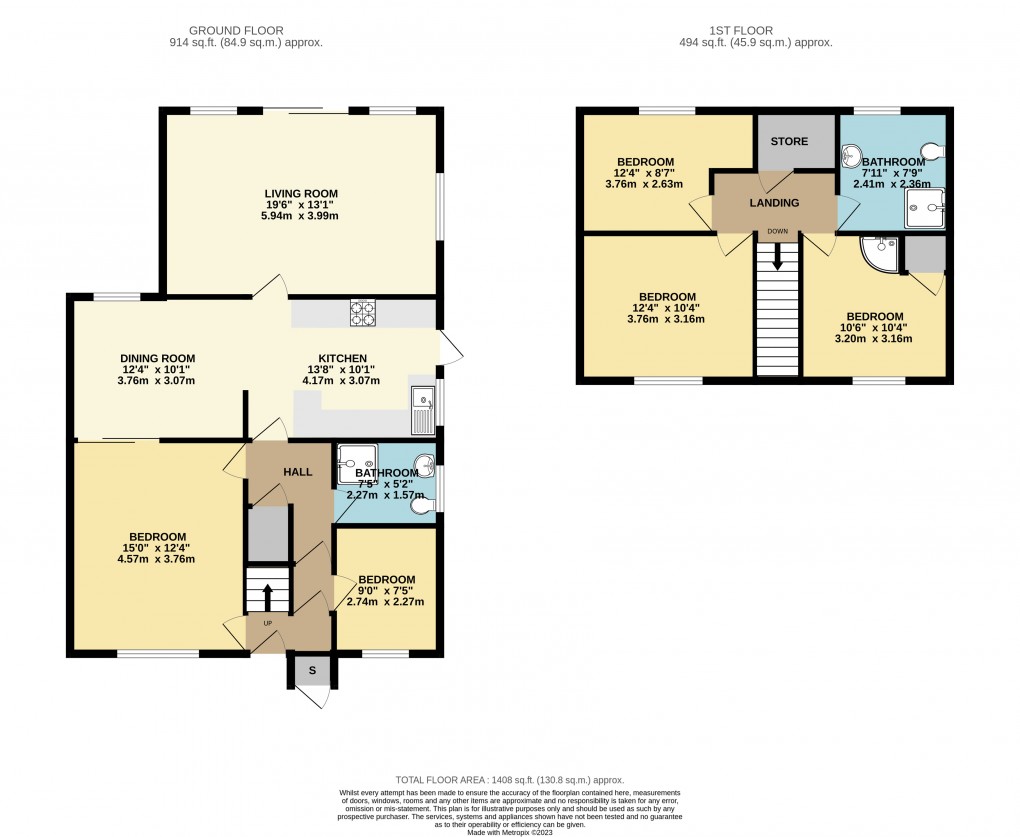 Floorplan for Heelands, Milton Keynes, Buckinghamshire