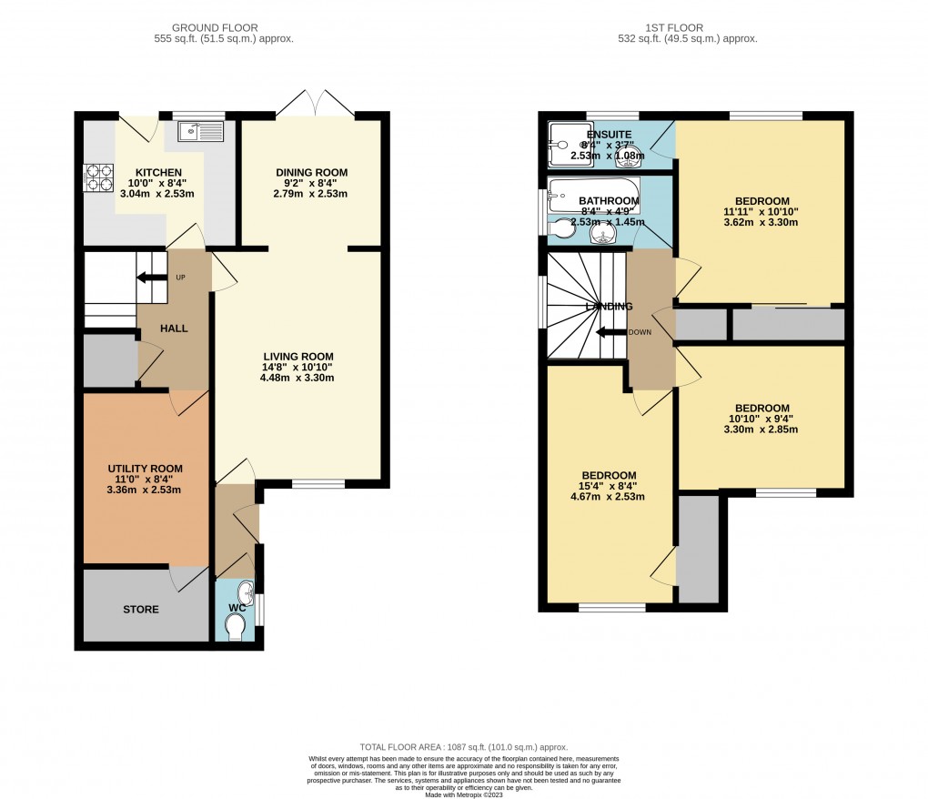 Floorplan for Shenley Church End, Milton Keynes, Buckinghamshire