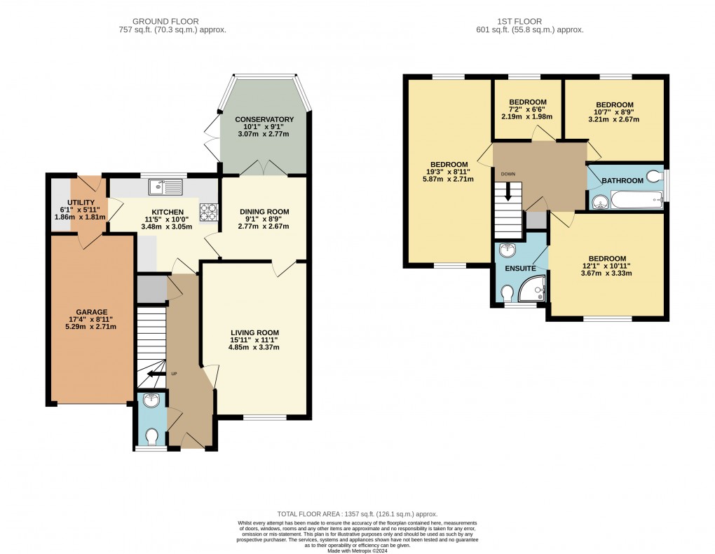 Floorplan for Old Farm Park, Milton Keynes, Buckinghamshire