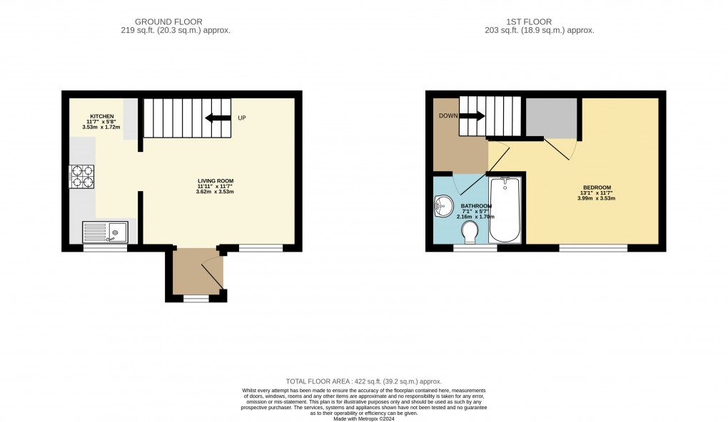 Floorplan for Furzton, Milton Keynes, Buckinghamshire