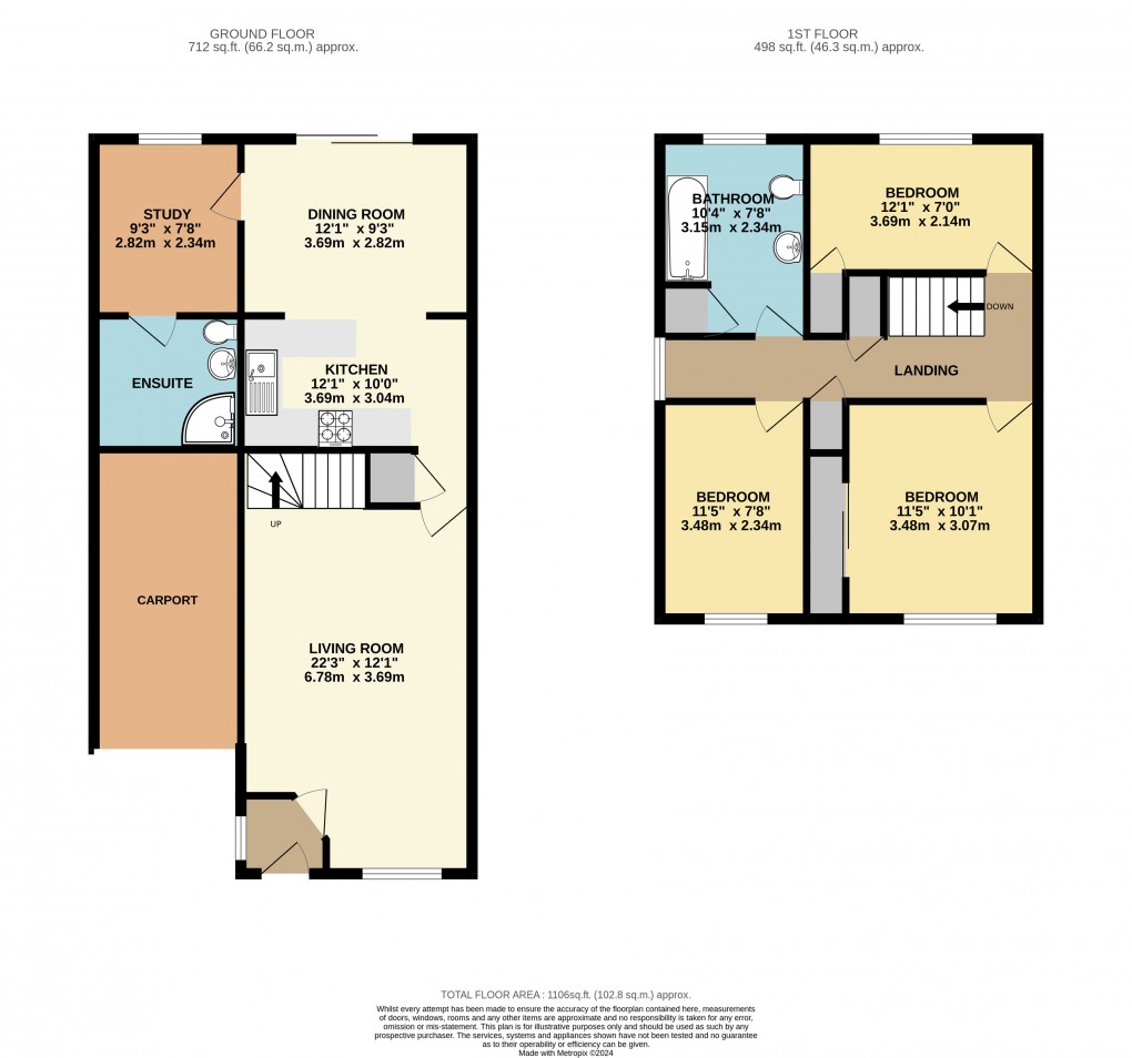 Floorplan for Furzton, Milton Keynes, Buckinghamshire