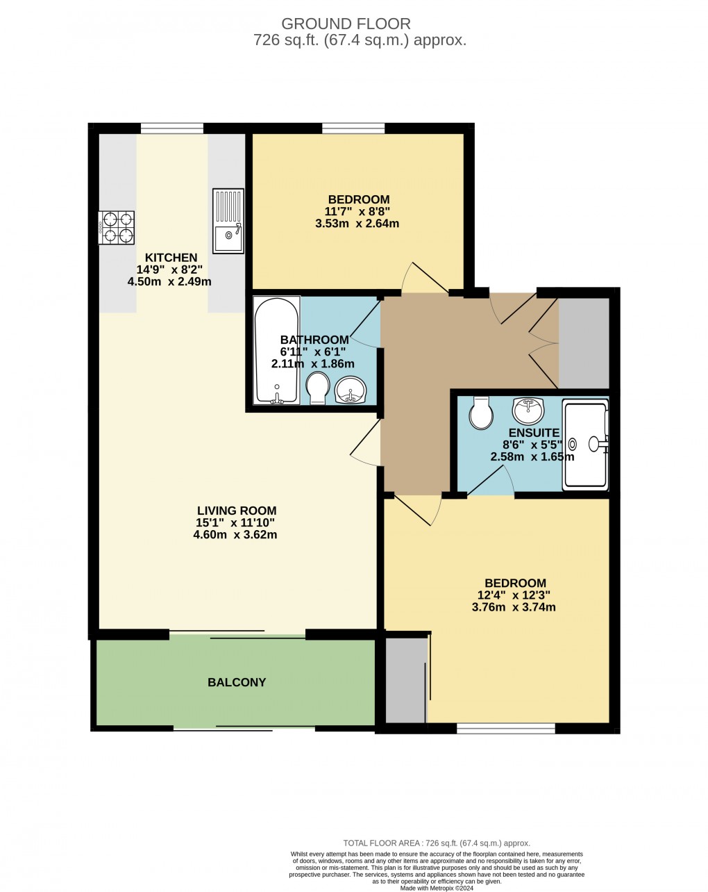 Floorplan for Campbell Wharf, Milton Keynes, Buckinghamshire