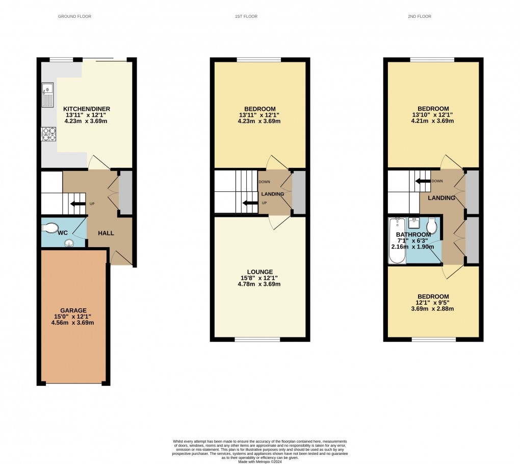 Floorplan for Conniburrow, Milton Keynes, Buckinghamshire