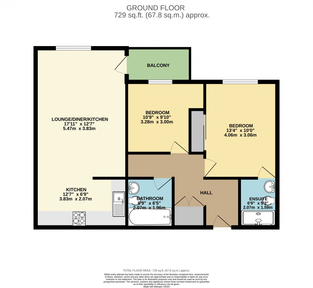 Floorplan for Mortimer Square, 50 Mortimer Square, Milton Keynes, Buckinghamshire