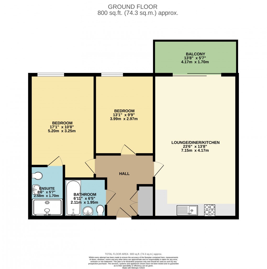 Floorplan for Campbell Park