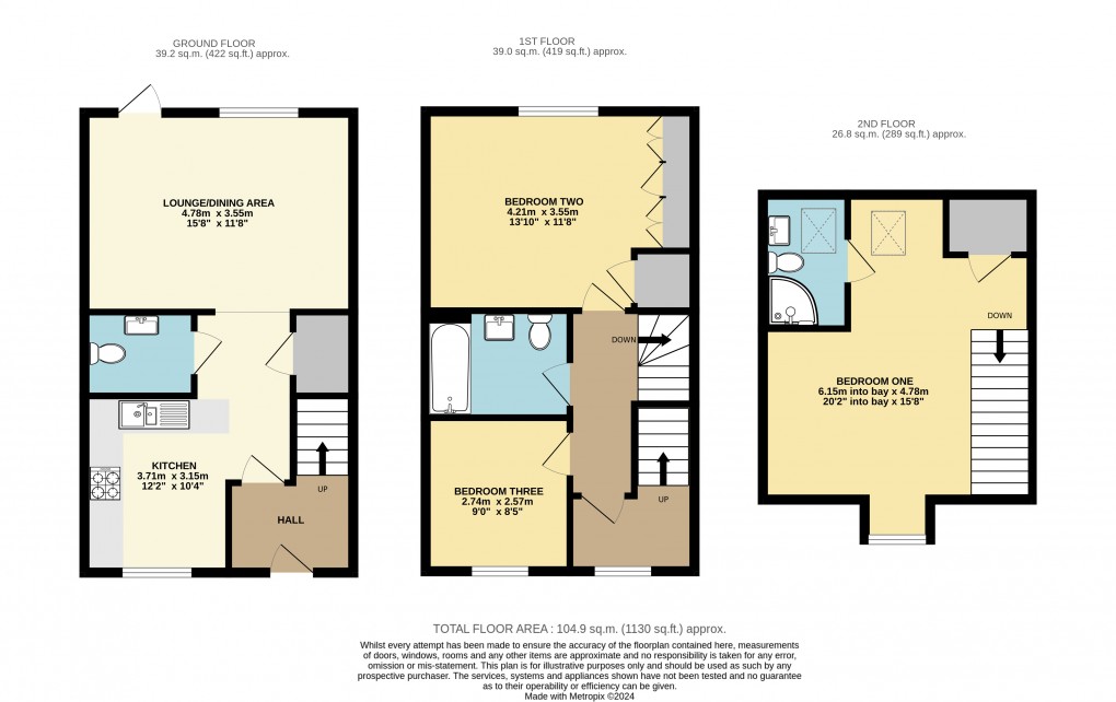 Floorplan for Newton Leys, Bletchley