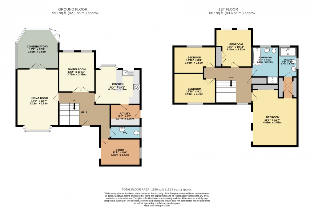 Floorplan for Old Farm Park, Milton Keynes, Buckinghamshire