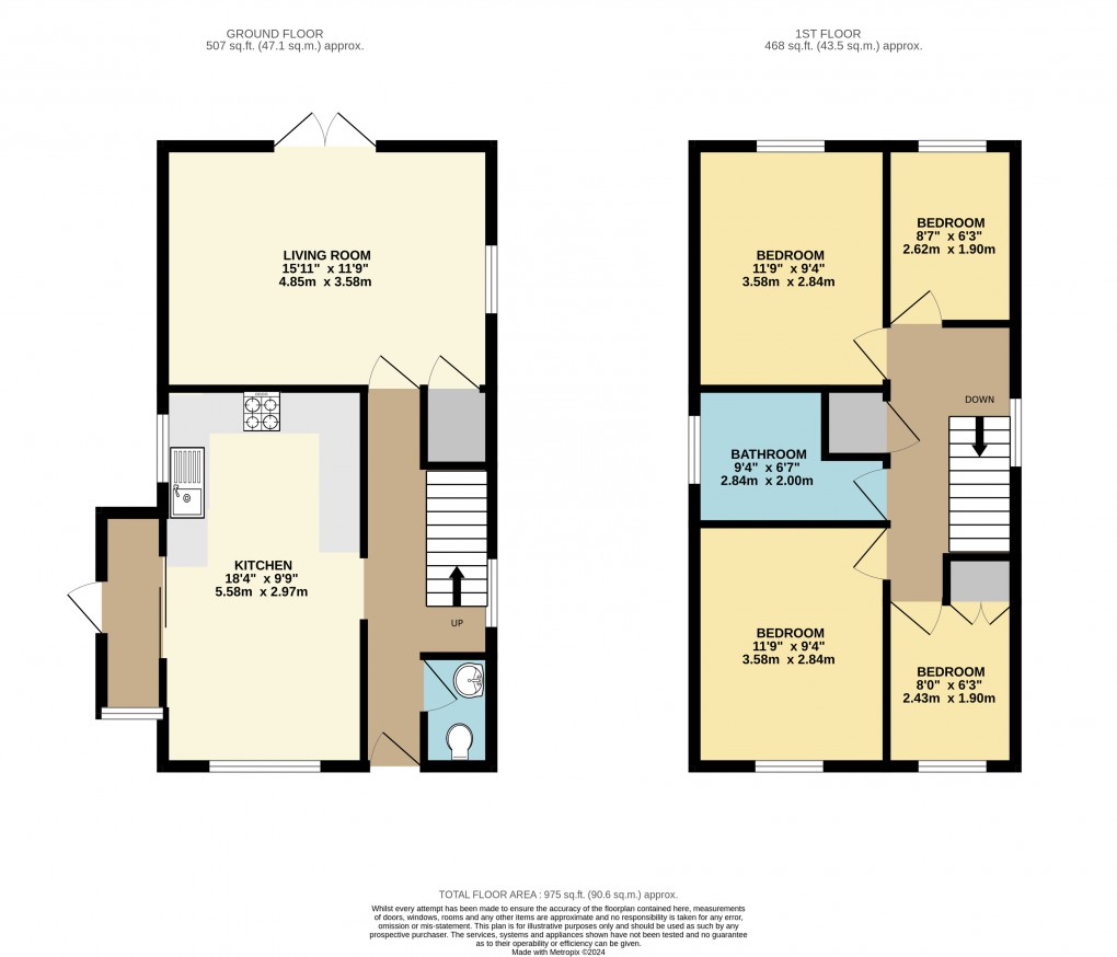 Floorplan for Emerson Valley, Milton Keynes, Buckinghamshire