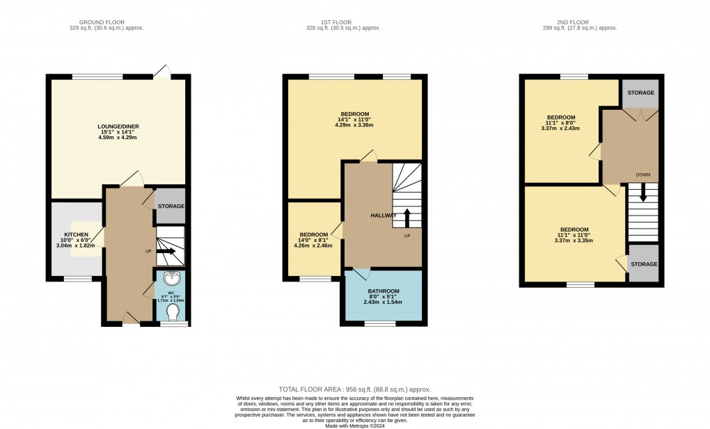 Floorplan for Grange Farm, Milton Keynes, Buckinghamshire